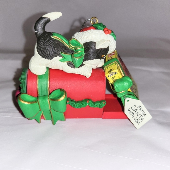 Vintage Enesco Kitten Chow Ornament - Picture 9 of 10